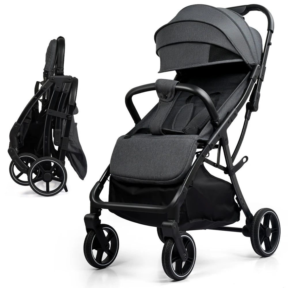 JMT-232778 Luxury Lightweight 3-in-1 Baby Stroller with Car Seat and Gravity Folding System
