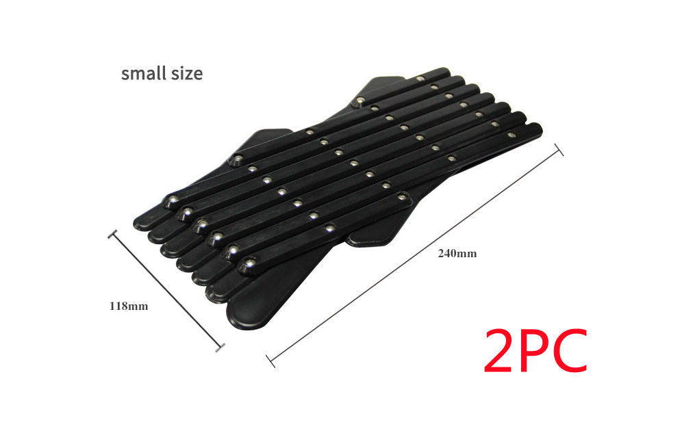 JMT-232778 Telescopic Pet Window Fence for Safe Travel - Durable Polypropylene in Black