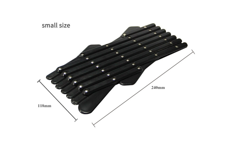 JMT-232778 Telescopic Pet Window Fence for Safe Travel - Durable Polypropylene in Black