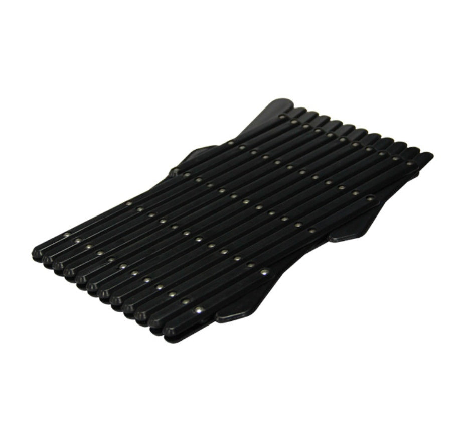 JMT-232778 Telescopic Pet Window Fence for Safe Travel - Durable Polypropylene in Black