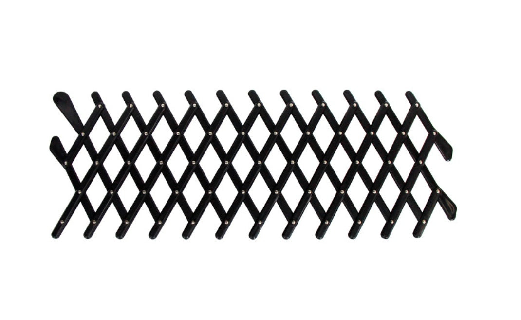 JMT-232778 Telescopic Pet Window Fence for Safe Travel - Durable Polypropylene in Black