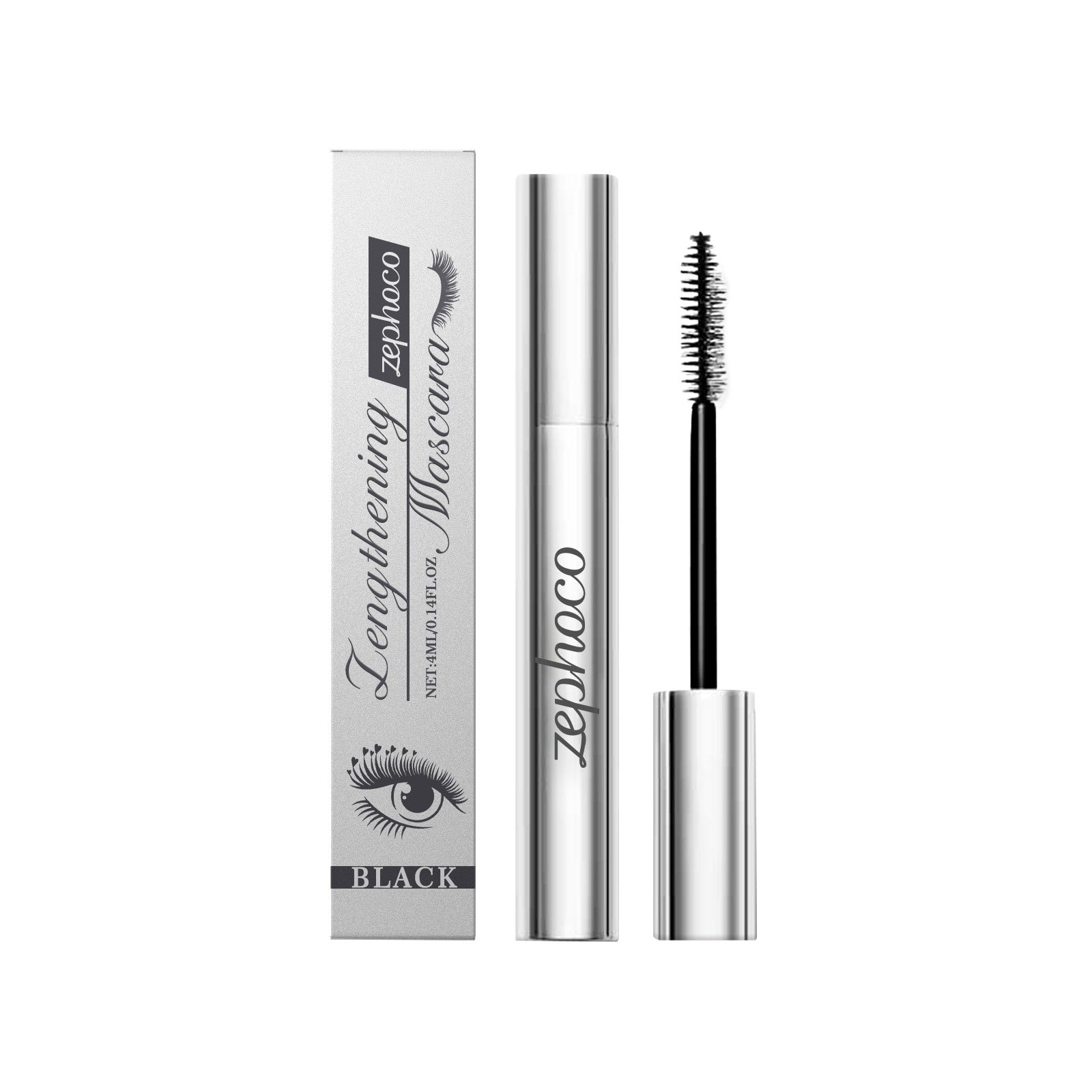 JMT-233034 Lengthening Mascara with Castor Oil and Iron Oxide - Compact Size 1.5x1.5x9.1cm