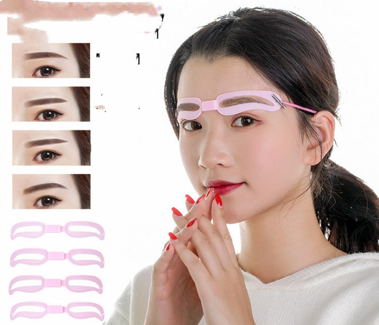 JMT-233226 Adjustable Eyebrow Card for Perfect Styling - 4-pack Thrush Tools with Rope