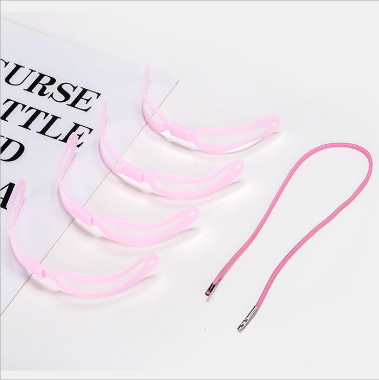 JMT-233226 Adjustable Eyebrow Card for Perfect Styling - 4-pack Thrush Tools with Rope