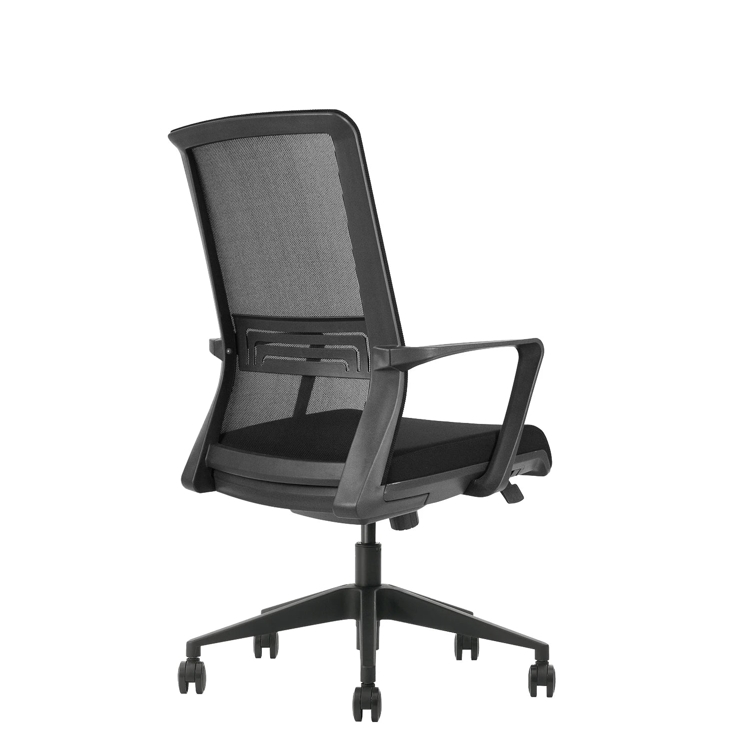 JMT-233674 Modern Ergonomic Swivel Office Chair in PU Leather Fabric with Iron Frame and 3-Year Warranty
