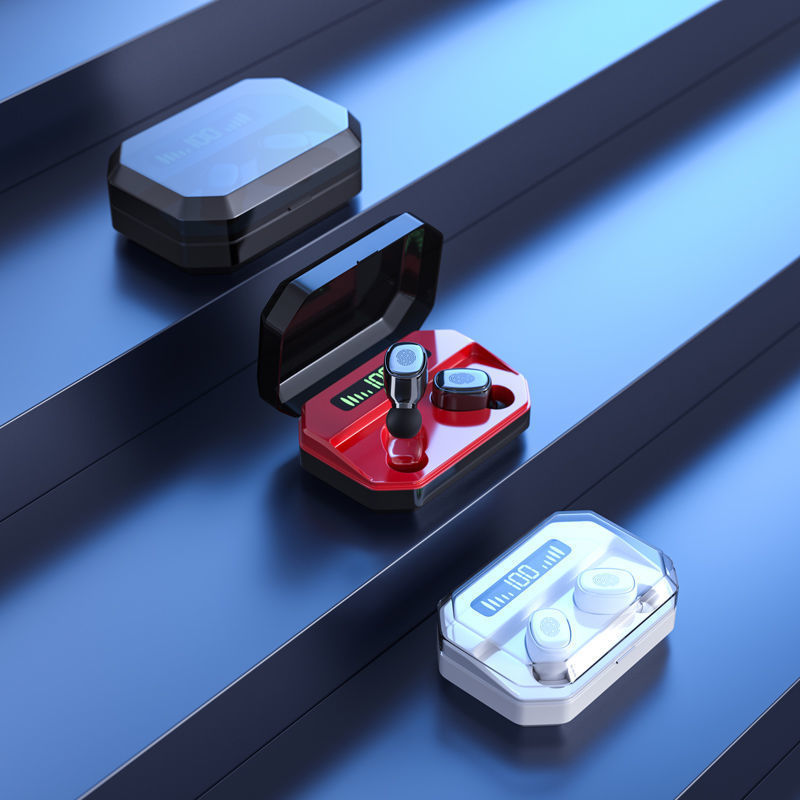 JMT-233738 Digital Display Touch Headset with Bluetooth 5.0, NFC Functionality, and Stereo Sound