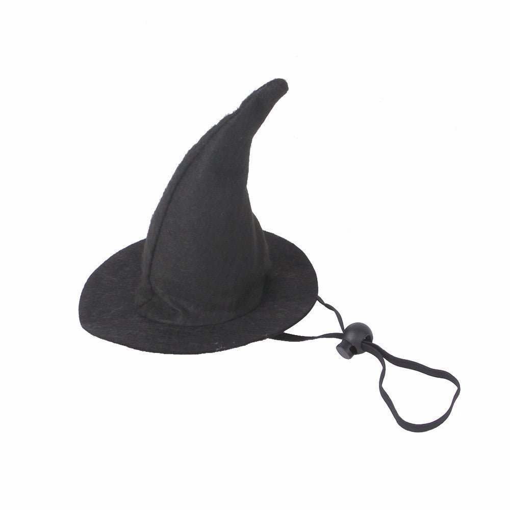 JMT-233738 Pumpkin Smiling Face Cat Halloween Hat - Woven Cloth Headgear for Pets