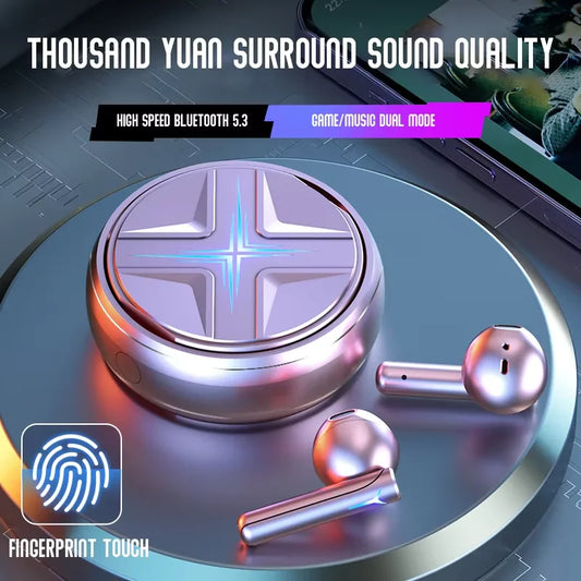 JMT-234250 True Wireless In-Ear Gaming Earbuds with Airoha Chipset and LED Battery Indicator, Waterproof Design