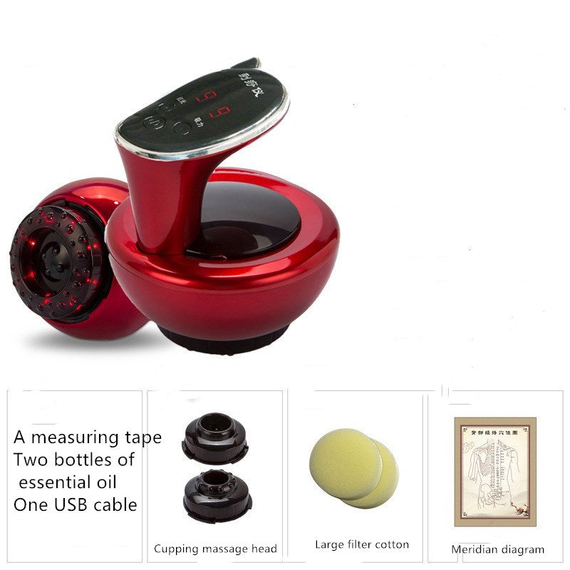 JMT-234314 Electric Meridian Brush with Essential Oils & Cupping Massage Accessories - Multiple Styles Available
