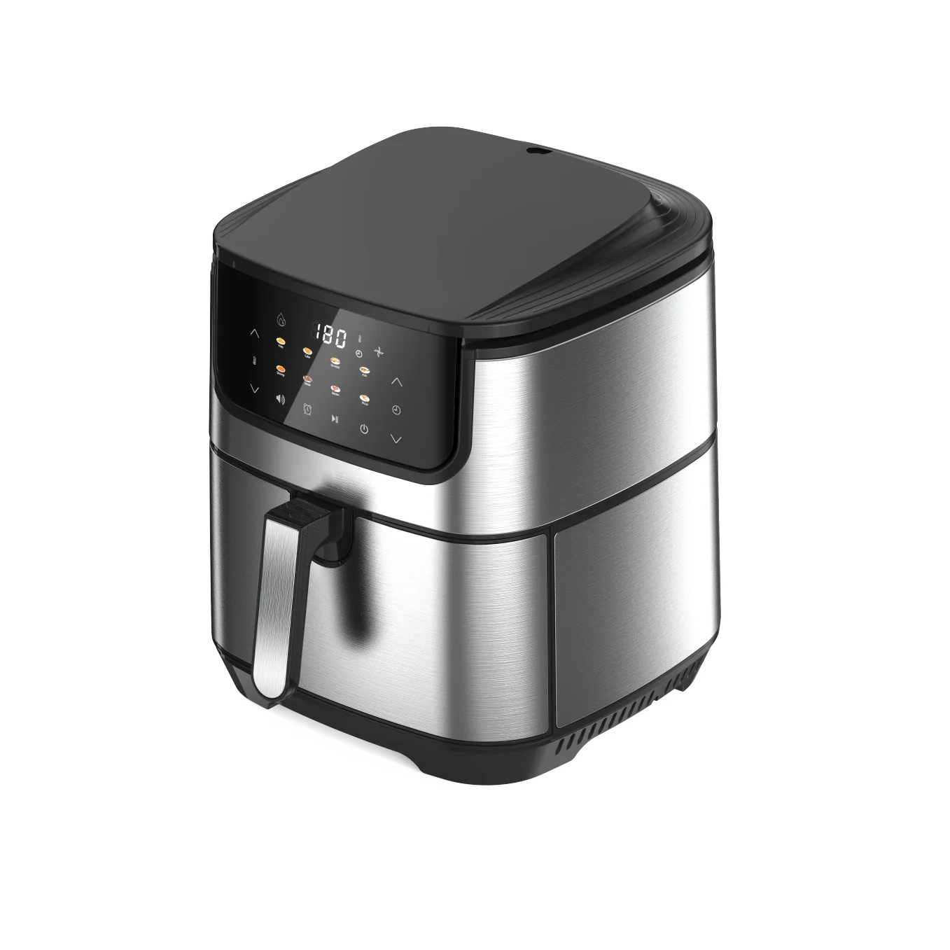 JMT-234826 Large 7L Stainless Steel Multi-Function Air Fryer with Semi-Wrapped and Fully Wrapped Design