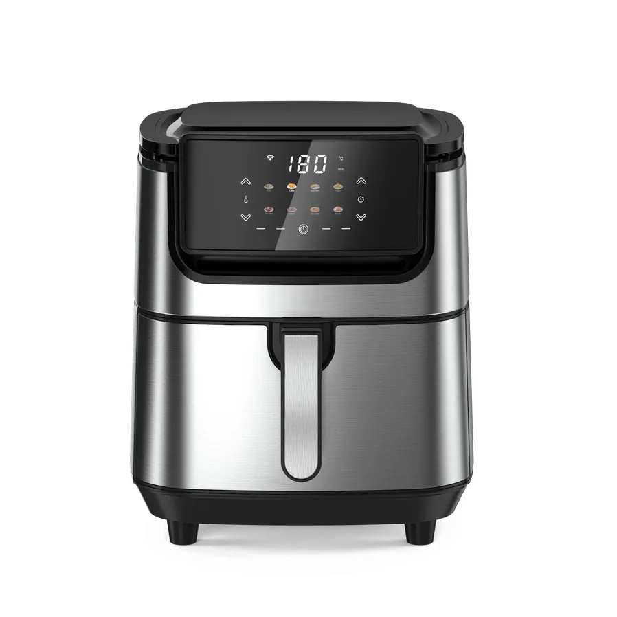 JMT-234826 Large 7L Stainless Steel Multi-Function Air Fryer with Semi-Wrapped and Fully Wrapped Design