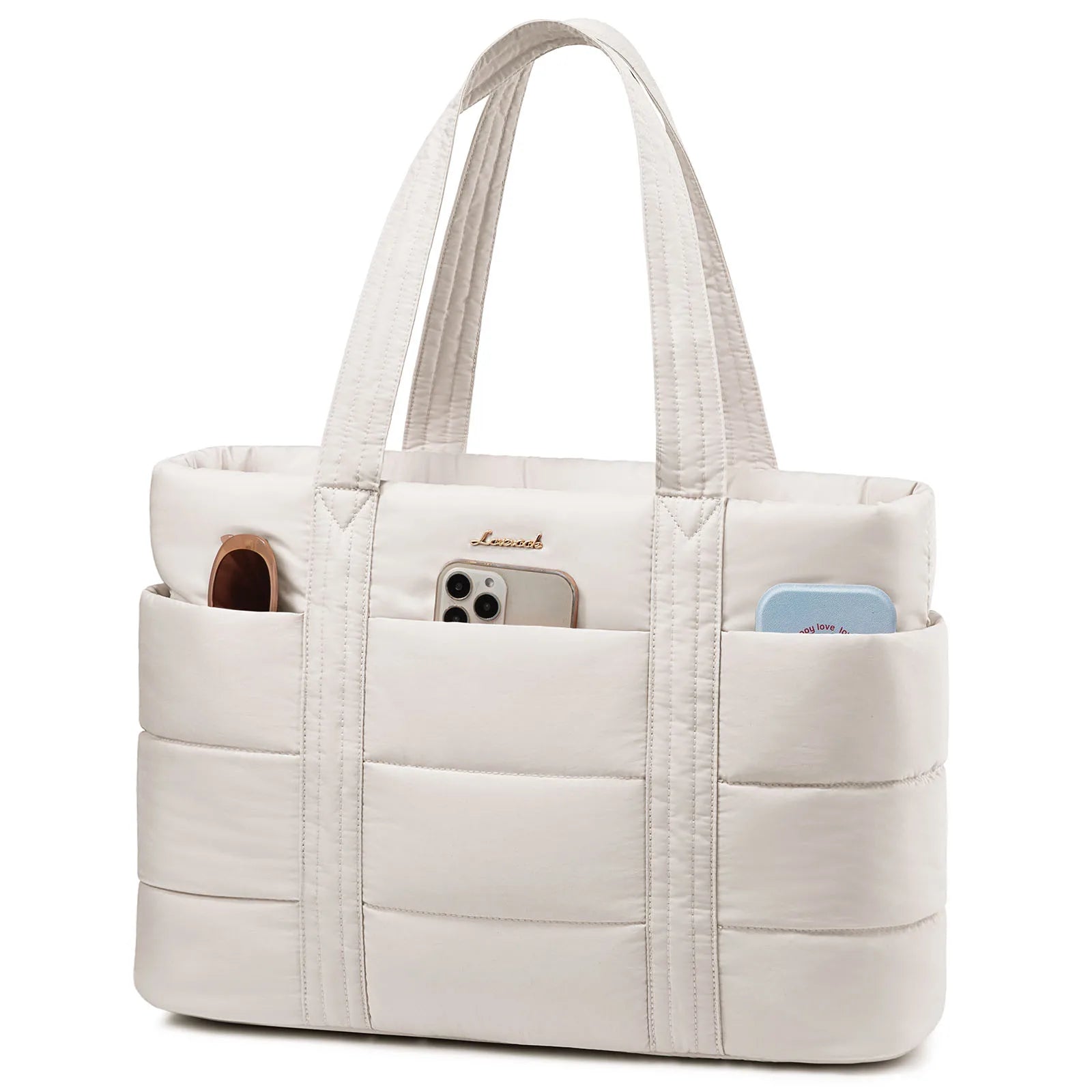 JMT-234890 Premium Soft Laptop Tote Bag for Women - Large Capacity 15.6 & 17.3in for Work and School
