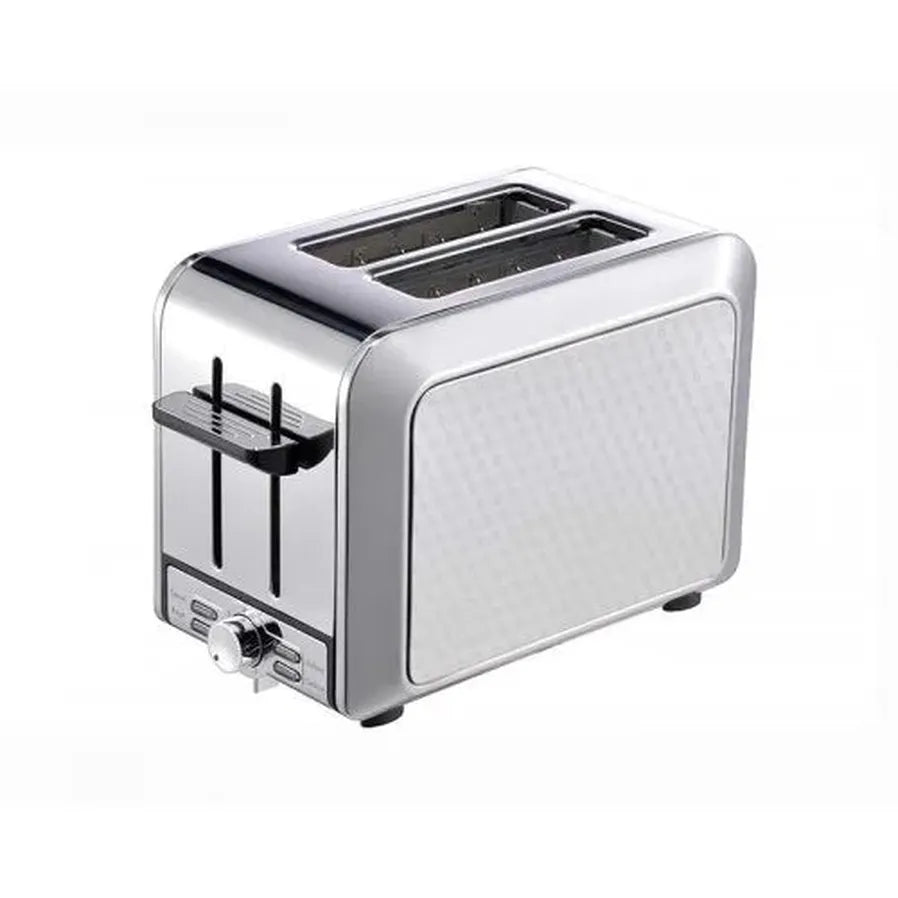JMT-235018 850W Stainless Steel 2-Slice Toaster with Wide Slots and Multi-Function Settings