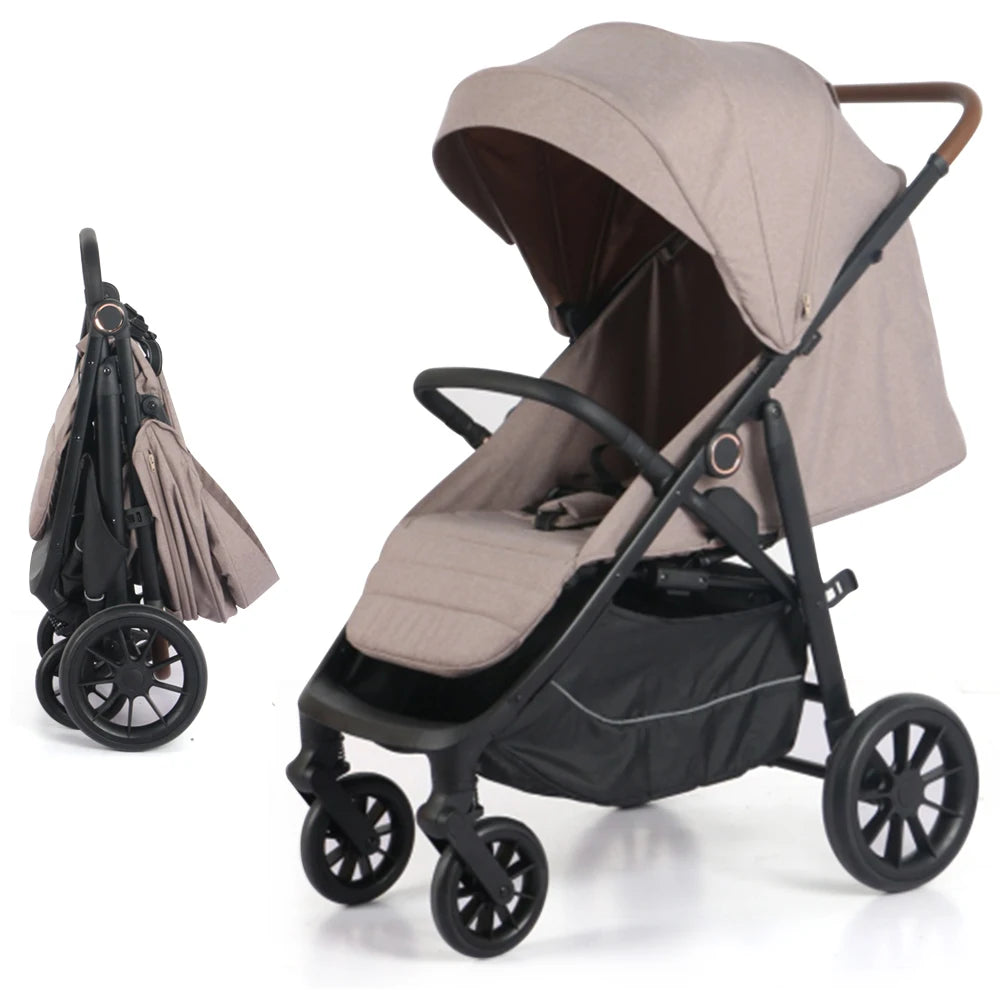 JMT-235082 Luxury Lightweight Baby Stroller with Adjustable Backrest for Ages 0-3 Years