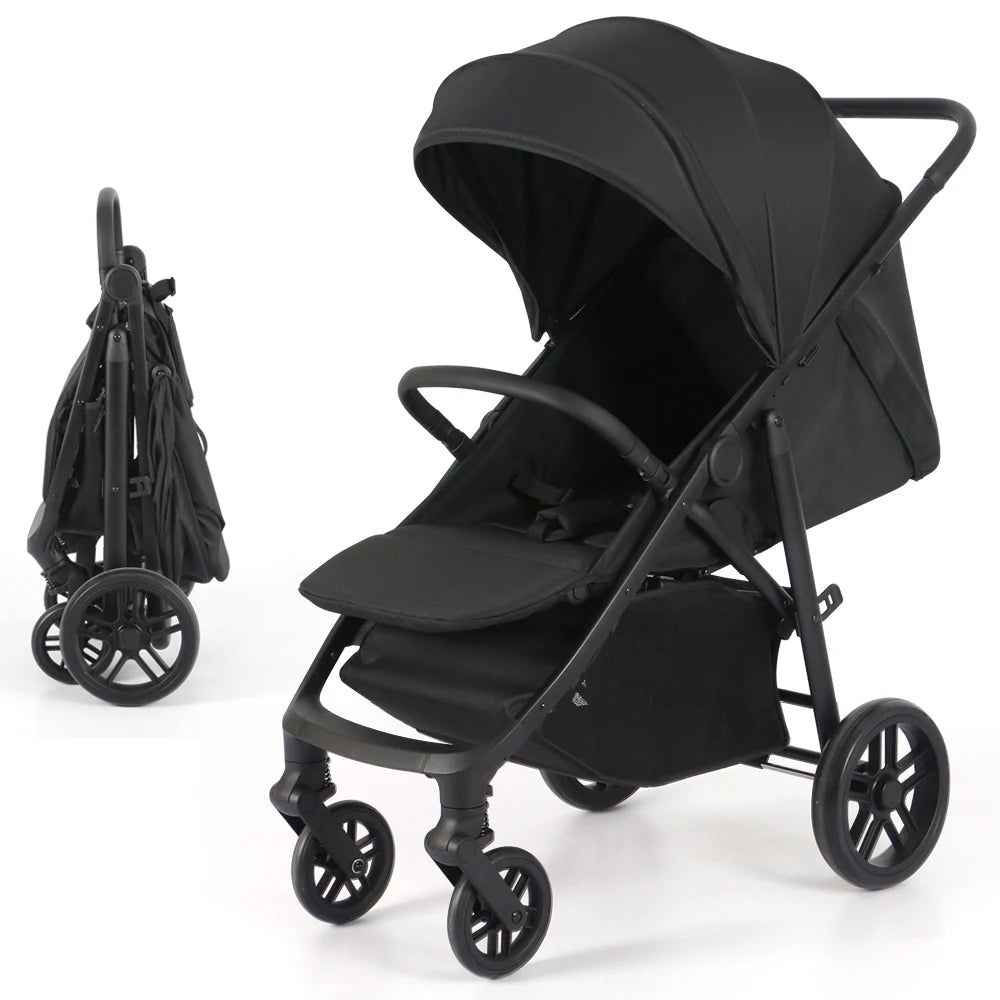 JMT-235082 Luxury Lightweight Baby Stroller with Adjustable Backrest for Ages 0-3 Years