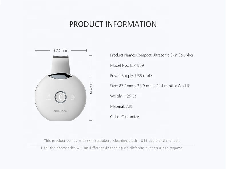 JMT-235210 Sonic Cleansing Device for Blackhead Removal and Skin Exfoliation