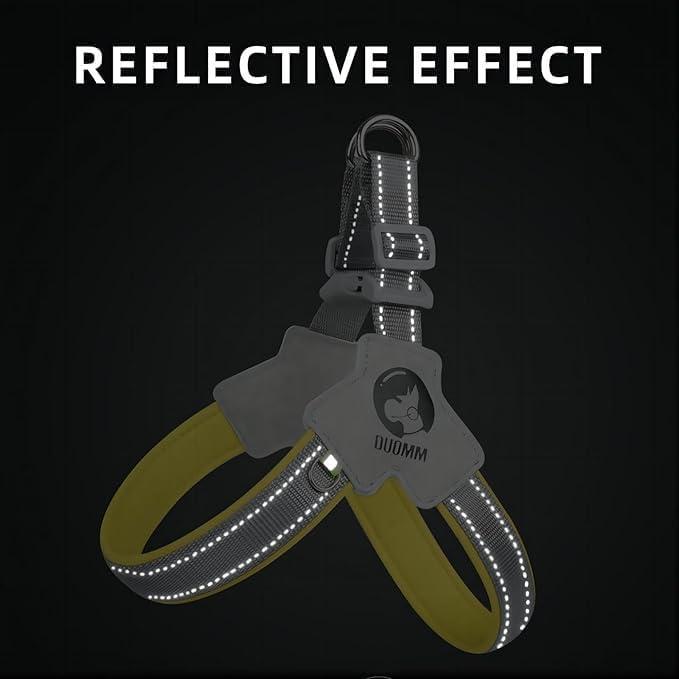 JMT-235402 Adjustable No-Pull Pet Harness with Leash Set for Dogs and Cats – Lightweight, Comfortable, and Reflective for Safe Walks