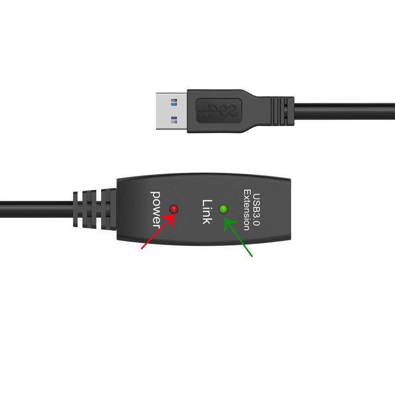 JMT-235402 Conference Camera USB Extension Cable - 5m to 20m Options, Oxygen-Free Copper Wiring, Ideal for PC Connections