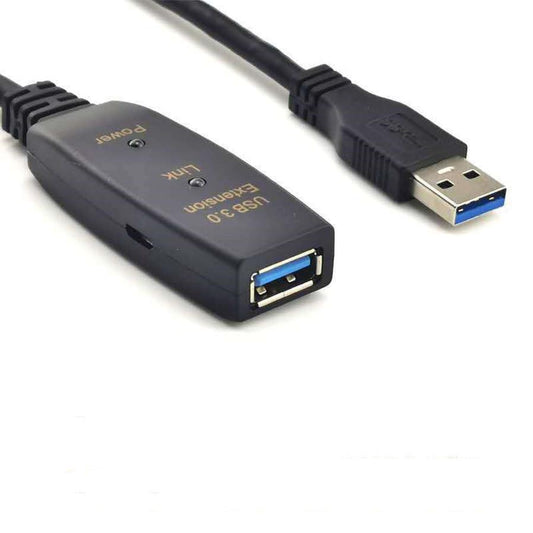 JMT-235402 Conference Camera USB Extension Cable - 5m to 20m Options, Oxygen-Free Copper Wiring, Ideal for PC Connections