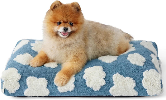 JMT-235530 Chic Large Dog Bed with Thick Shredded Foam and Removable Cover for Indoor and Outdoor Use