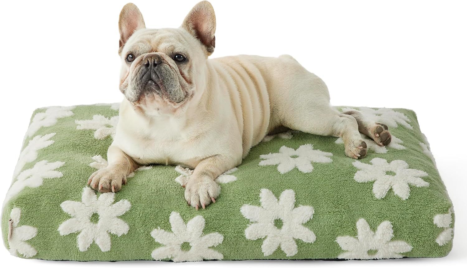 JMT-235530 Chic Large Dog Bed with Thick Shredded Foam and Removable Cover for Indoor and Outdoor Use