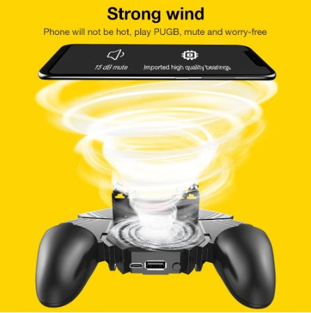 JMT-235530 Mobile Gaming Controller with Charging Function for Phones - Compatible with PUBG, Adjustable 90° Joystick, ABS & Silicone Materials