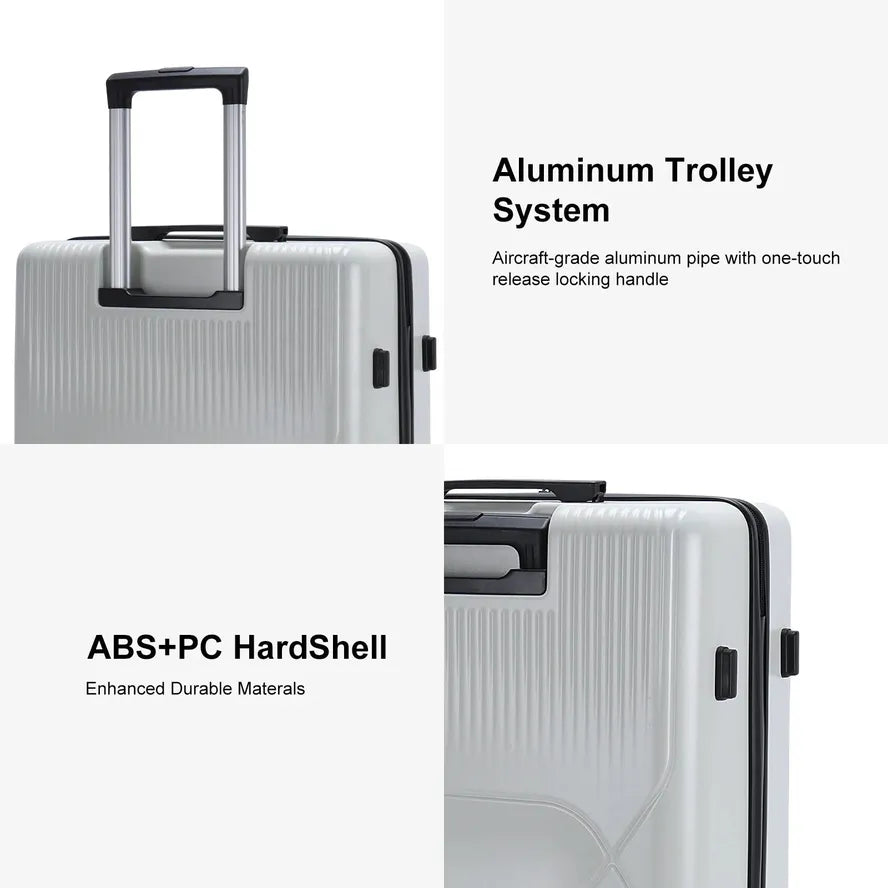 JMT-235786 Aluminium Trolley Carry-On Hard Case for Travel and Luggage
