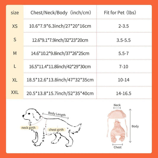 JMT-235850 Stylish Orange Jumpsuit for Dogs with Matching Hat - Ideal Summer Outfit for Puppies, Cats, Yorkies, and Chihuahuas