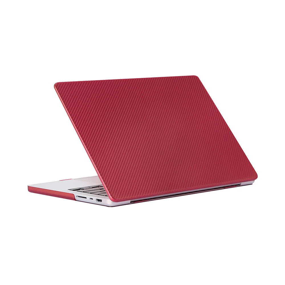 JMT-236042 Carbon Fiber Hard Shell Laptop Case for MacBook Air 13.6" (2022 M2, A2681)