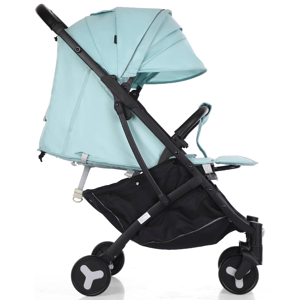JMT-236234 Eco-Friendly Lightweight Foldable Stroller for Babies - Travel Pushchair Safety Design
