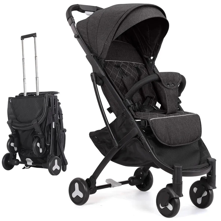JMT-236234 Eco-Friendly Lightweight Foldable Stroller for Babies - Travel Pushchair Safety Design