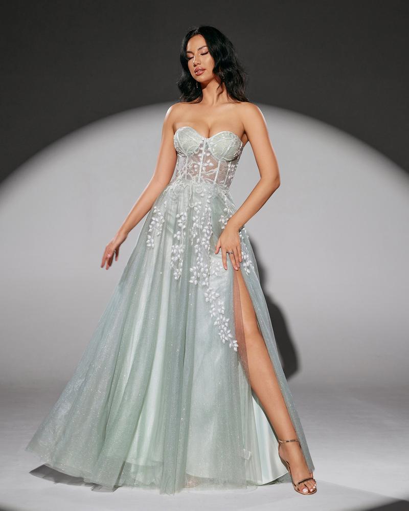 JMT-236298 Elegant Green Women's Dress - Model SH0214