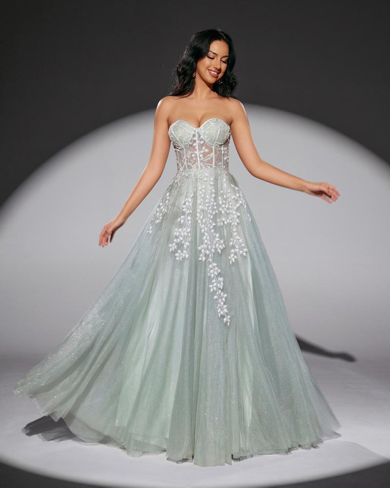 JMT-236298 Elegant Green Women's Dress - Model SH0214