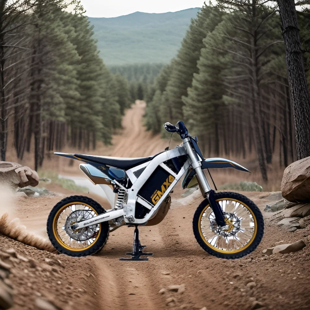 JMT-236298 High-Speed 72V Electric Dirt Dirt Bike for Off-Road Adventure , Top Speed 27.9 mph