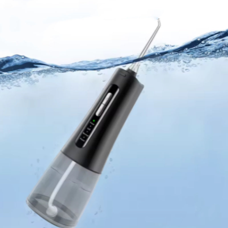 JMT-236362 Minimalist Rechargeable Oral Irrigator with 300ml Capacity and Replaceable Nozzles