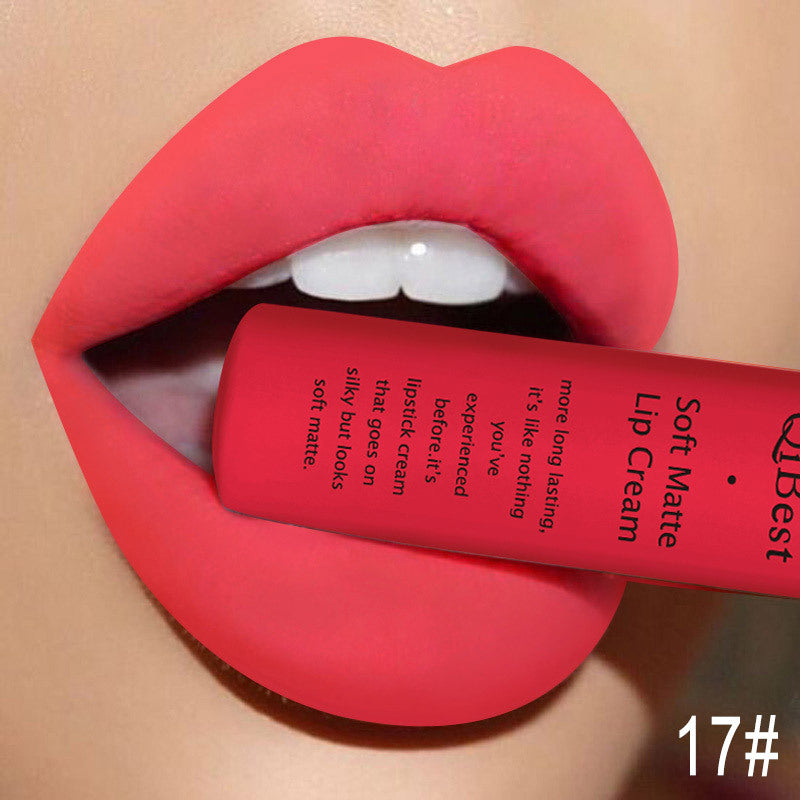 JMT-236490 Matte Non-Stick Liquid Lipstick - Long-Lasting, Smudge-Proof Formula in 34 Vibrant Colors