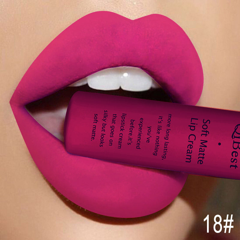JMT-236490 Matte Non-Stick Liquid Lipstick - Long-Lasting, Smudge-Proof Formula in 34 Vibrant Colors