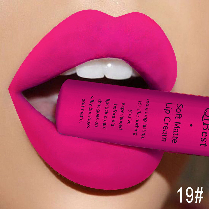 JMT-236490 Matte Non-Stick Liquid Lipstick - Long-Lasting, Smudge-Proof Formula in 34 Vibrant Colors