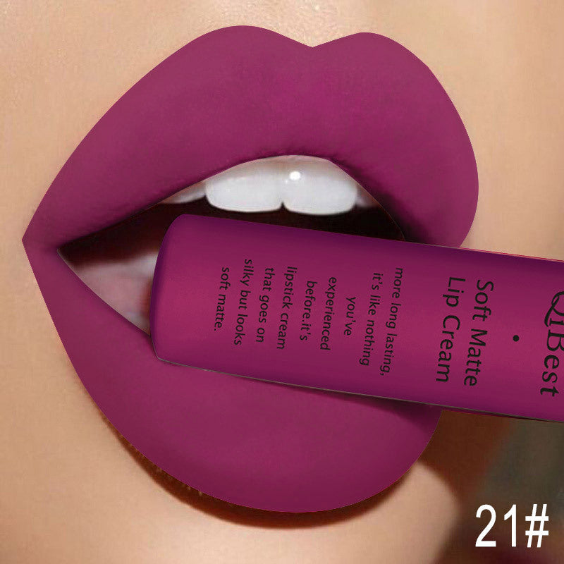 JMT-236490 Matte Non-Stick Liquid Lipstick - Long-Lasting, Smudge-Proof Formula in 34 Vibrant Colors