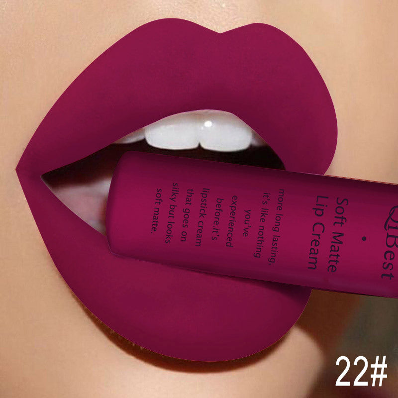 JMT-236490 Matte Non-Stick Liquid Lipstick - Long-Lasting, Smudge-Proof Formula in 34 Vibrant Colors
