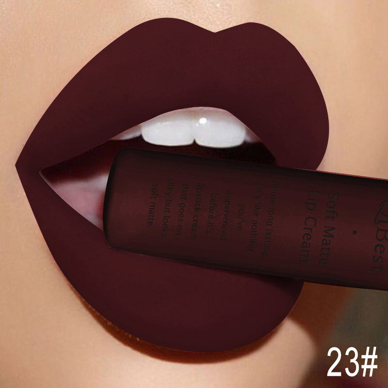 JMT-236490 Matte Non-Stick Liquid Lipstick - Long-Lasting, Smudge-Proof Formula in 34 Vibrant Colors