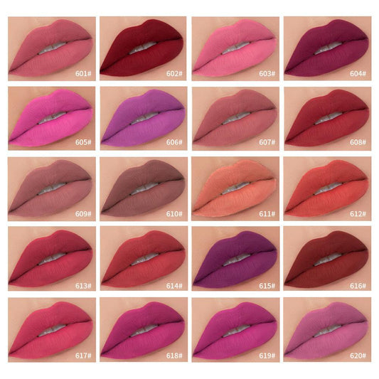 JMT-236490 Matte Non-Stick Liquid Lipstick - Long-Lasting, Smudge-Proof Formula in 34 Vibrant Colors