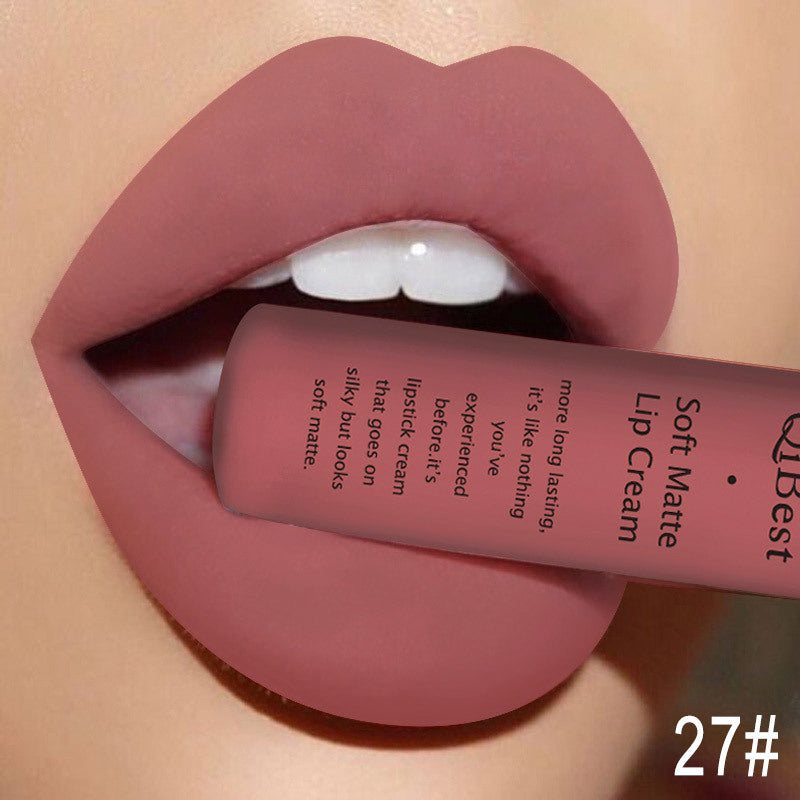 JMT-236490 Matte Non-Stick Liquid Lipstick - Long-Lasting, Smudge-Proof Formula in 34 Vibrant Colors