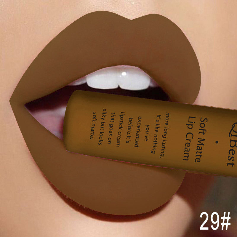 JMT-236490 Matte Non-Stick Liquid Lipstick - Long-Lasting, Smudge-Proof Formula in 34 Vibrant Colors