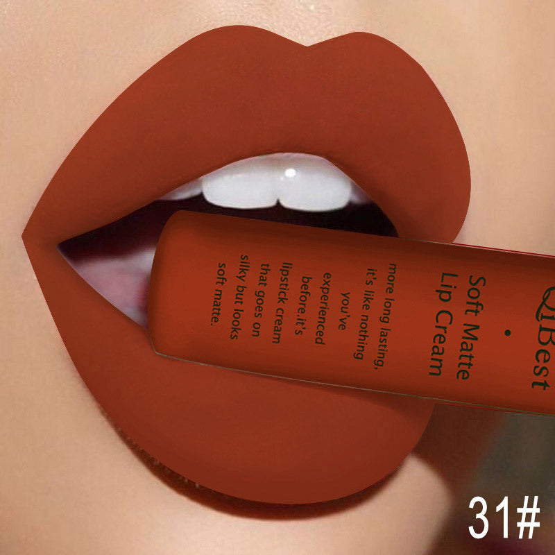 JMT-236490 Matte Non-Stick Liquid Lipstick - Long-Lasting, Smudge-Proof Formula in 34 Vibrant Colors