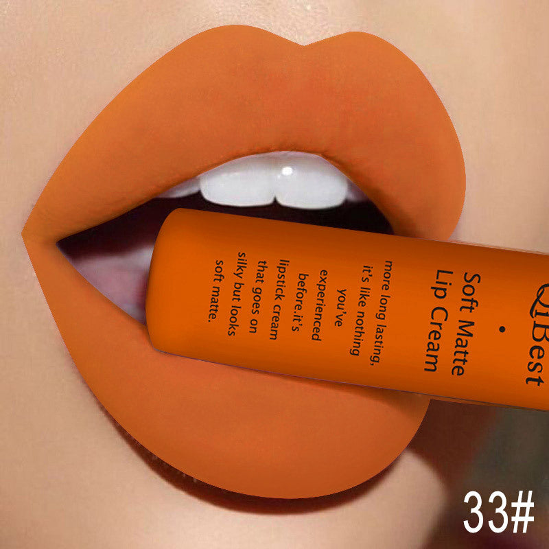 JMT-236490 Matte Non-Stick Liquid Lipstick - Long-Lasting, Smudge-Proof Formula in 34 Vibrant Colors