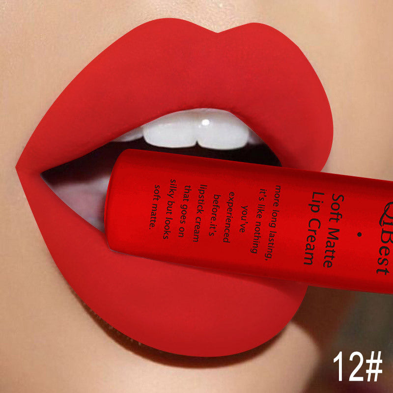 JMT-236490 Matte Non-Stick Liquid Lipstick - Long-Lasting, Smudge-Proof Formula in 34 Vibrant Colors