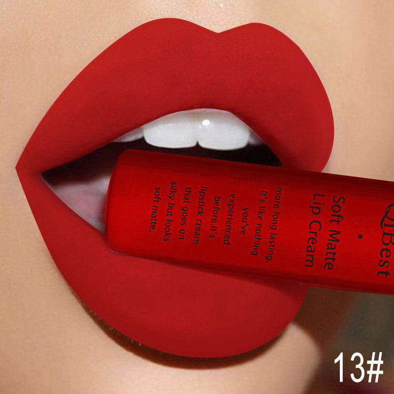 JMT-236490 Matte Non-Stick Liquid Lipstick - Long-Lasting, Smudge-Proof Formula in 34 Vibrant Colors