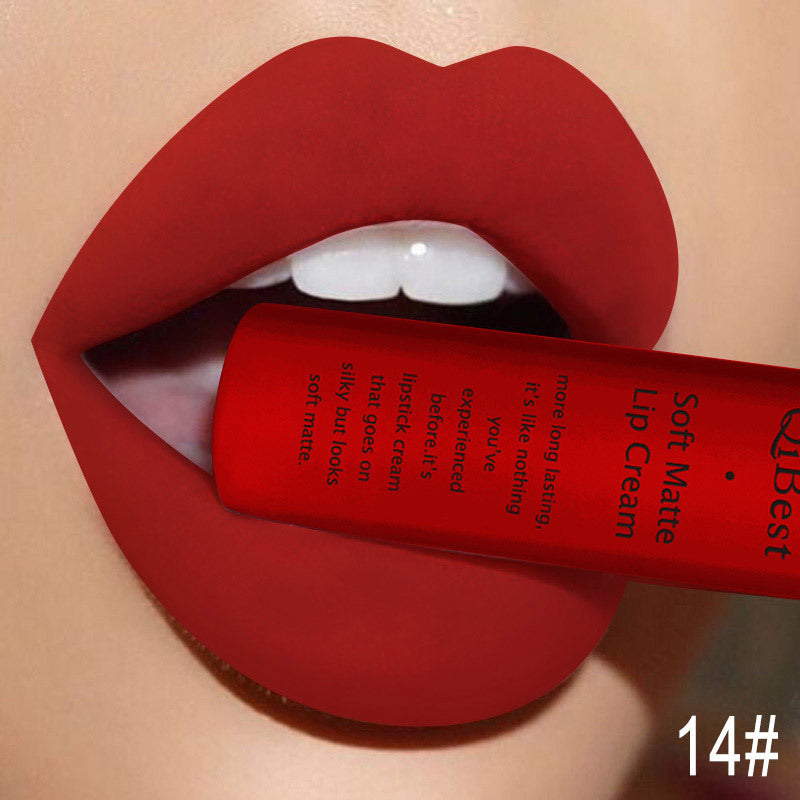 JMT-236490 Matte Non-Stick Liquid Lipstick - Long-Lasting, Smudge-Proof Formula in 34 Vibrant Colors