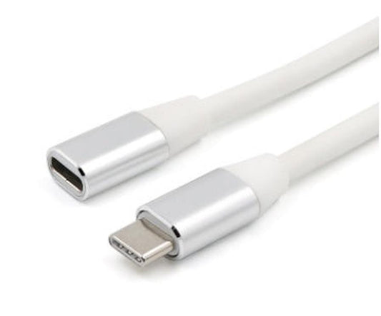 JMT-236554 USB 3.1 Type-C Male to Female Extension Cable, 1 Meter, Eco-Friendly PVC, Multiple Color Options